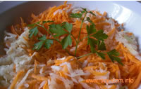 салат - морковь и фенхель